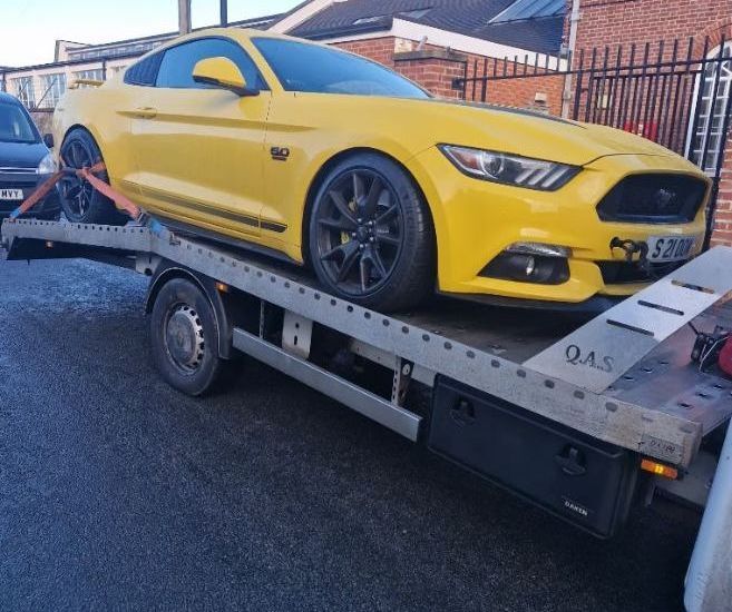 Recovery truck in Leeds